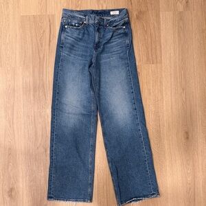 AYR Women's Denim Wide Leg Jeans